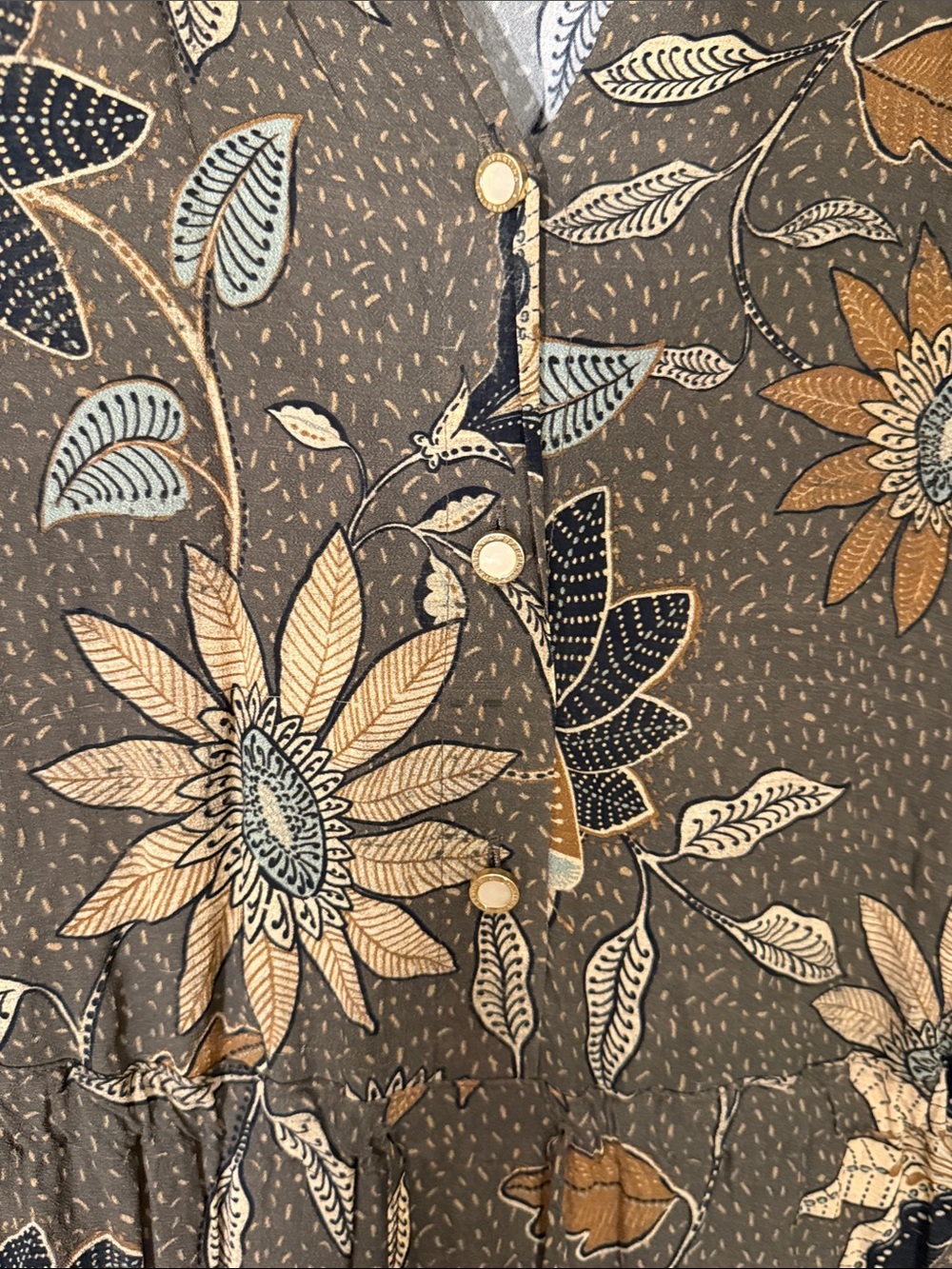 Spartina 449 Lynette Floral Midi Dress - Picture 7 of 9
